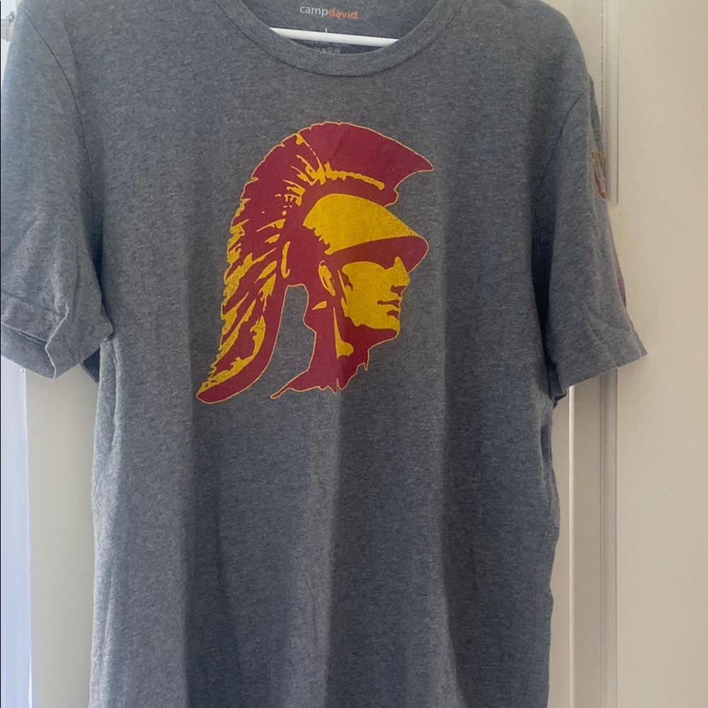USC Gray Graphic Men's T-Shirt